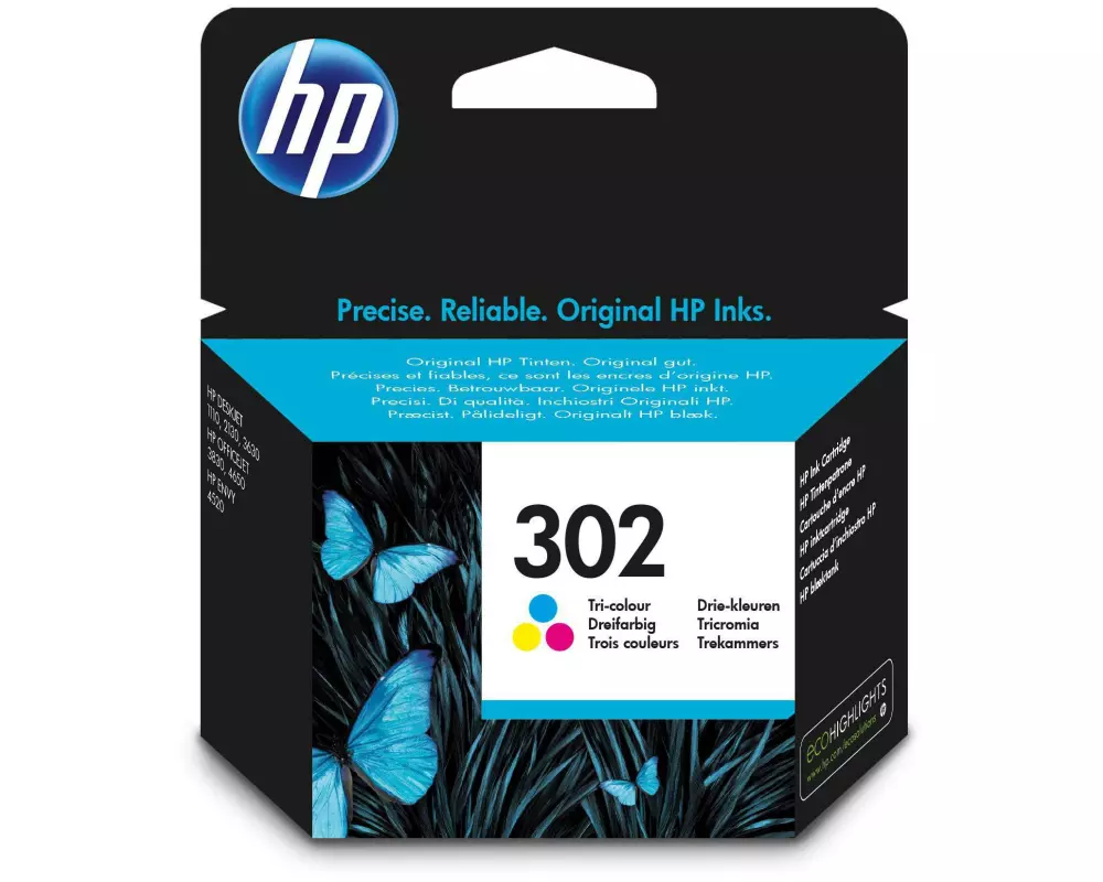 HP Tinte Nr. 302 (F6U65AE) Magenta/Yellow/Cyan