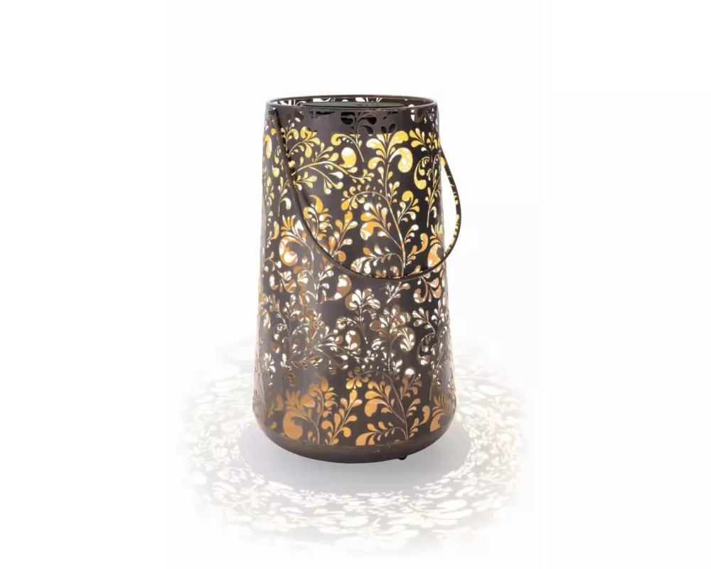 STT Laterne Solar Antic Romantic, Ø 28 x 46 cm, Violett