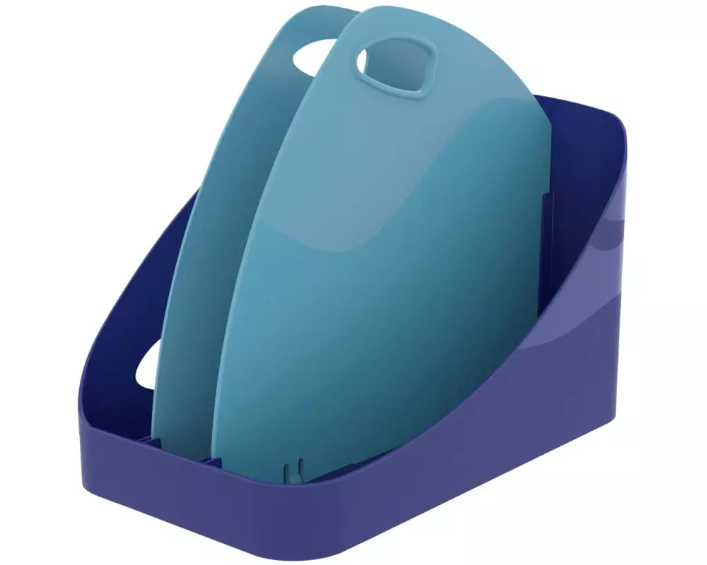 Exacompta Ablagekorb Bee Blue Flex Box Marine / Hellblau