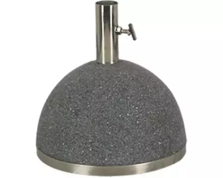 Esschert Design Orlando Sonnenschirmständer Granit Edelstahl Schwarz 11.5 kg