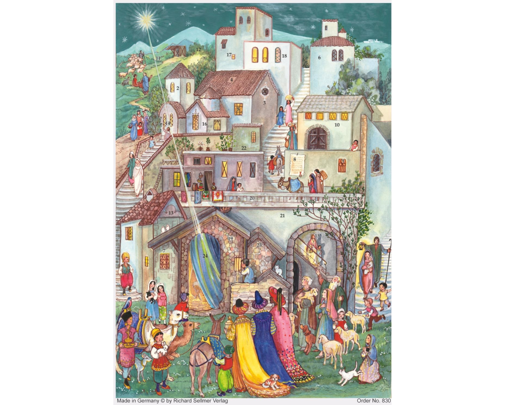 SELLMER Adventskalender 800 830 Heilige Drei Könige in Bethle