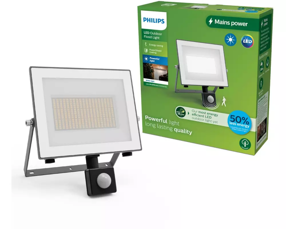 Philips Lois Flutlcht UE 24W 3000 K IR IP65 anthrazit 24 W