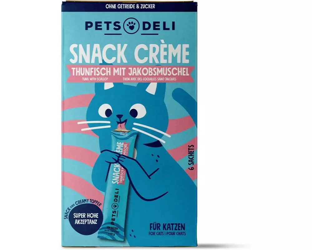 Pets Deli Cat Snack Creme Thunfisch 90 g