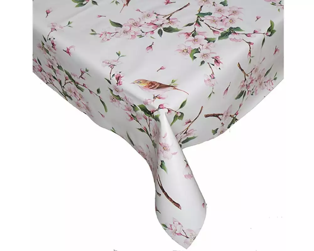 Hubatka Tischdecke Ideal, Kirschblüten, 140 x 170 cm