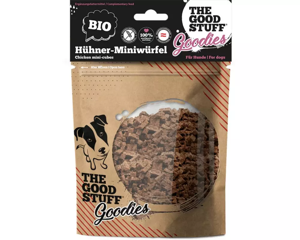 The Goodstuff Leckerli BIO Hühner-Miniwürfel 150 g