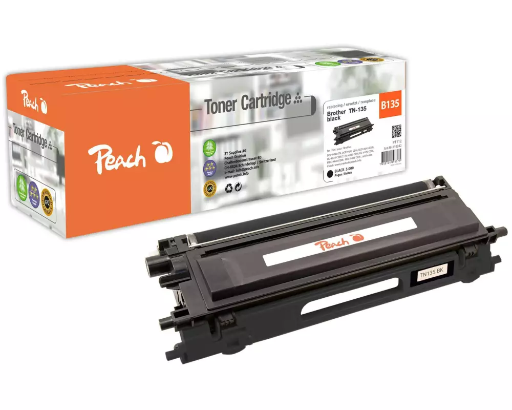 Peach Toner Brother TN135BK Black