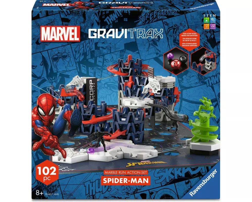 Ravensburger Kugelbahn GraviTrax Action Set M Spiderman Spider-Man