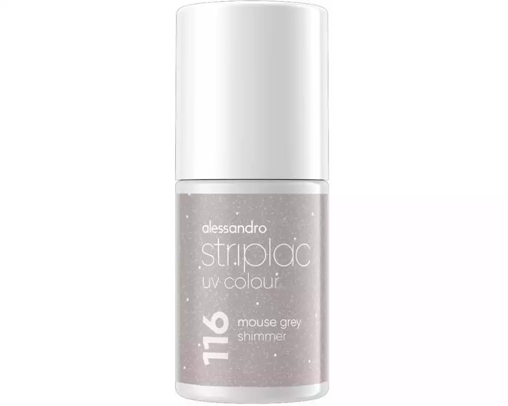 alessandro Nagellack Striplac UV Colour 116 Mouse Grey