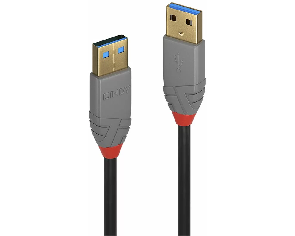 LINDY Anthra Line USB Cable, USB 3.0, USB/A-USB/A M-M, 0.5m