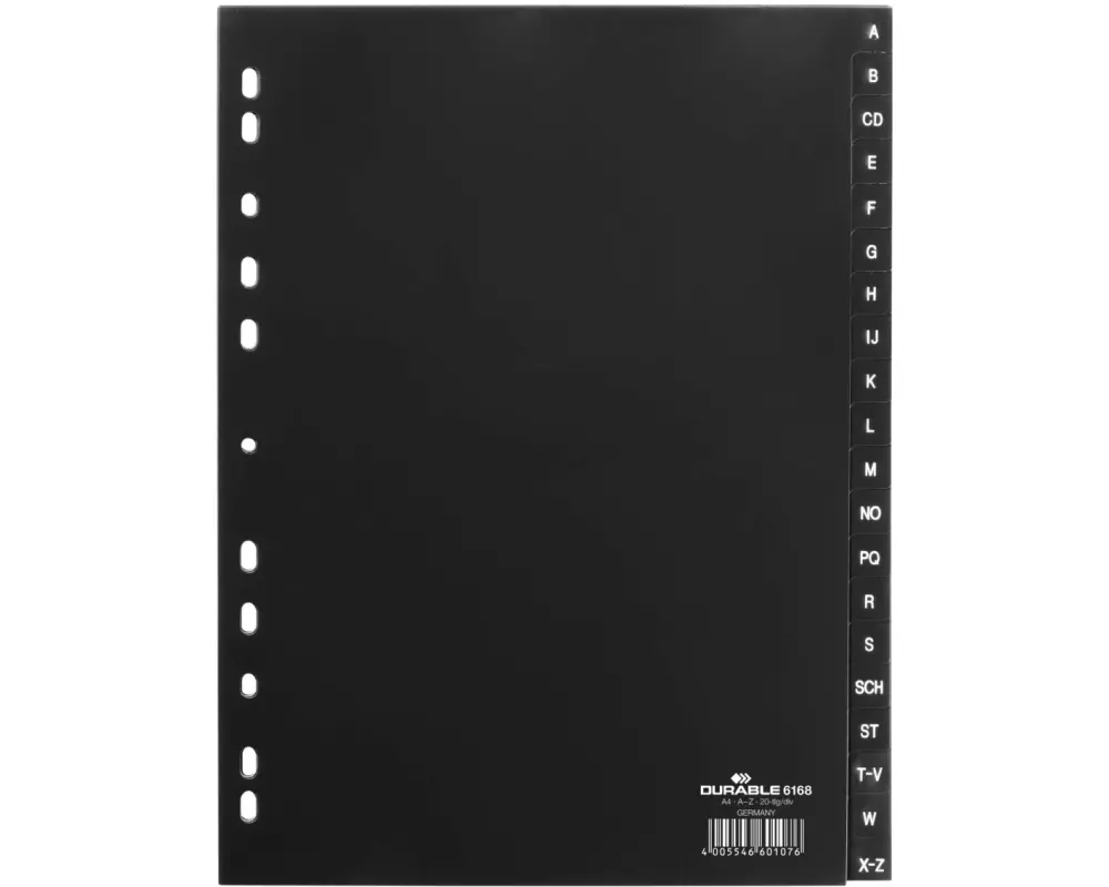 DURABLE Register A4 A-Z, Schwarz