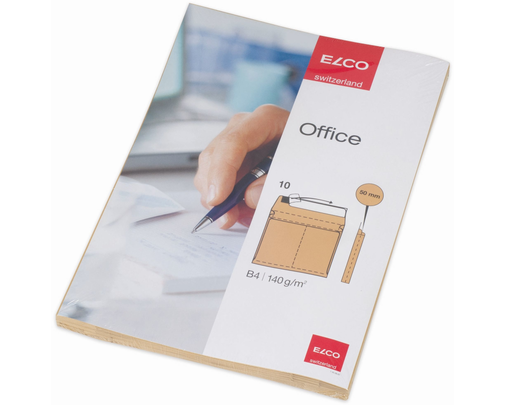 ELCO Couvert B4 74508.92 mit Falten braun 140g 10 Stück