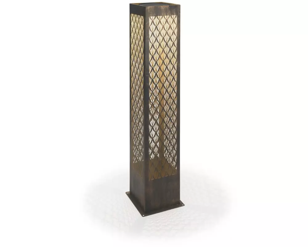 STT Windlicht Solar Antic Pillar Emilia, 78 cm, Marine