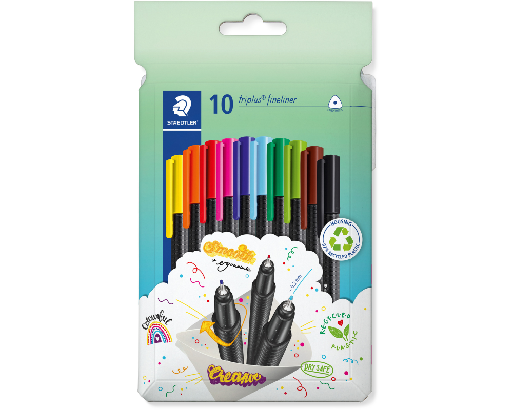 STAEDTLER Triplus Fineliner 334 RC10 10er Set