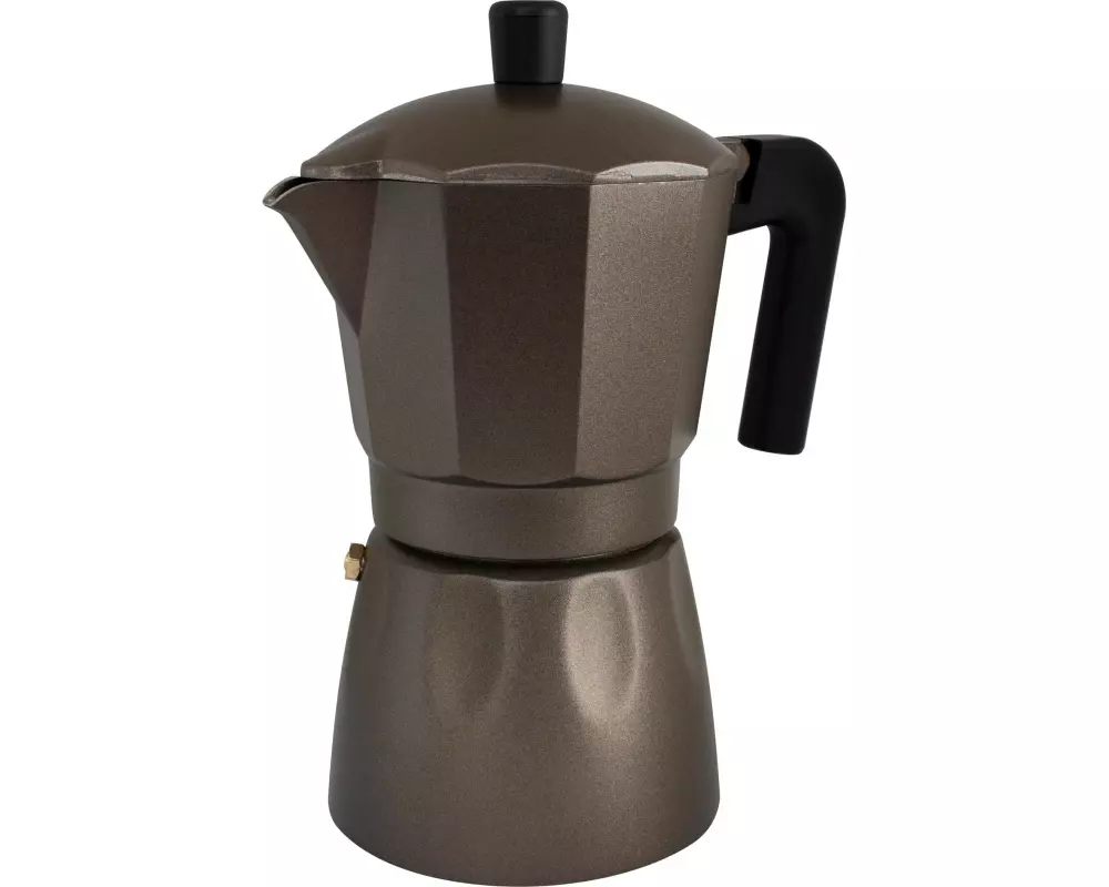 Eurotrail Espressokocher Cubana Percolator 9 0.4 l, Braun