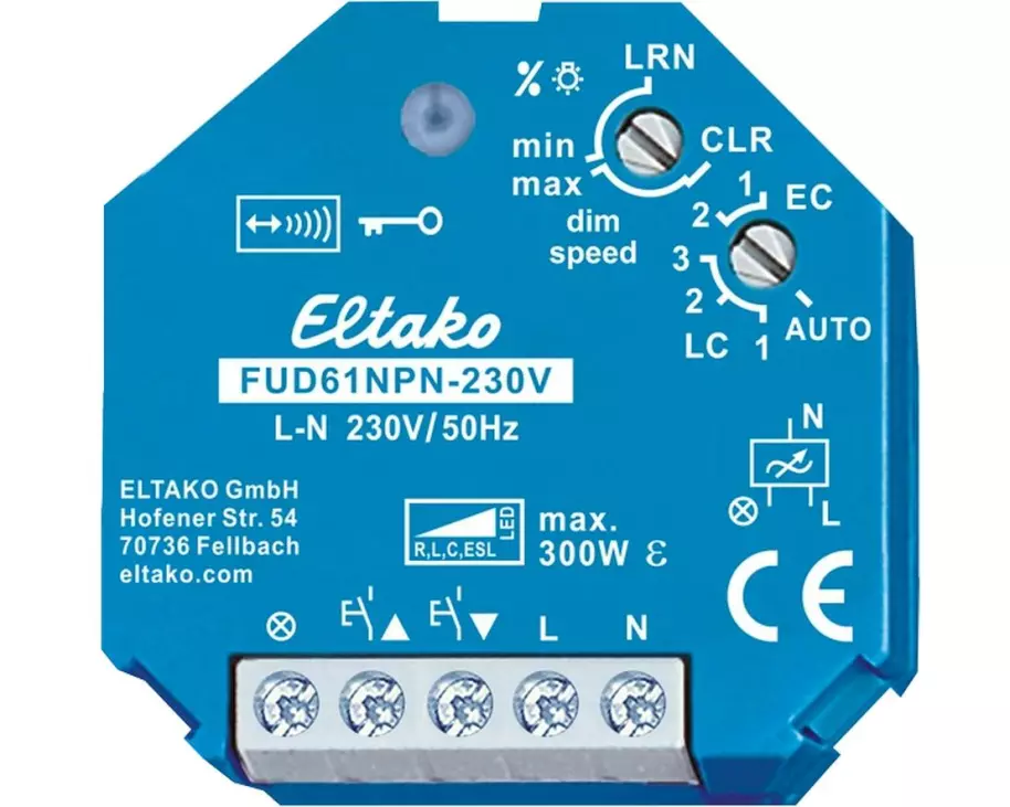 Eltako FUD61NPN-230 V Unterputz Kunststoff Blau