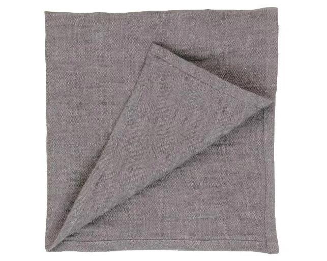 PROFLAX Stoffserviette Leinen 40 x 40 cm, 1 Stück, Grau
