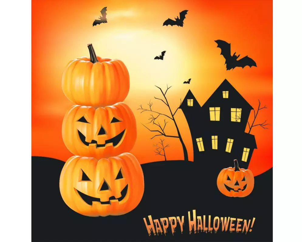 Braun + Company Servietten Happy Halloween Kürbis Haus 20 Stück