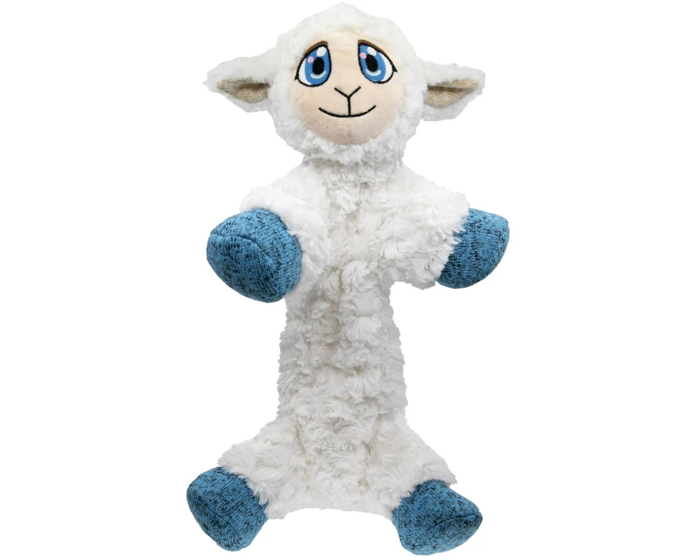 Kong Flopzie Schaf, 40 cm, weiss/blau