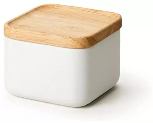 Continenta Keramik Vorratsdose 8 cm 0.88 l, Weiss