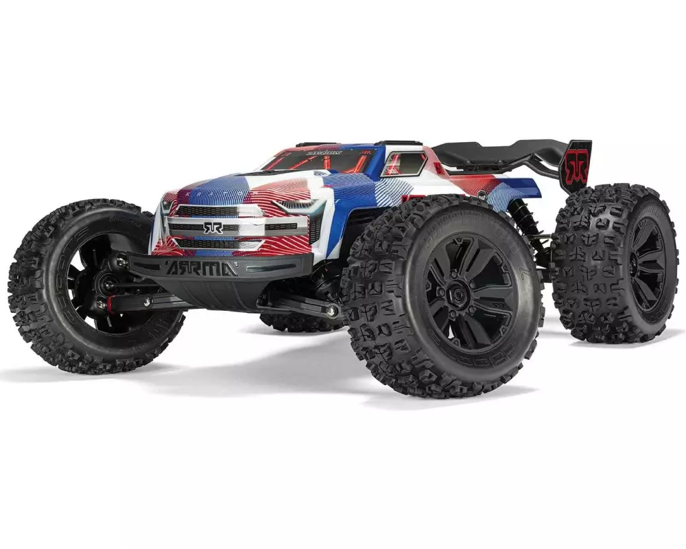 Arrma Monster Truck Kraton BLX6S, Blau/Rot ARTR, 1:8
