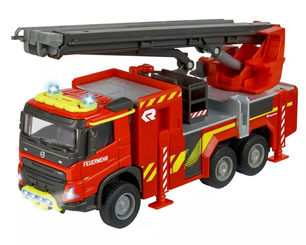 Majorette Rettungsfahrzeug Volvo Truck Feuerwehrwagen