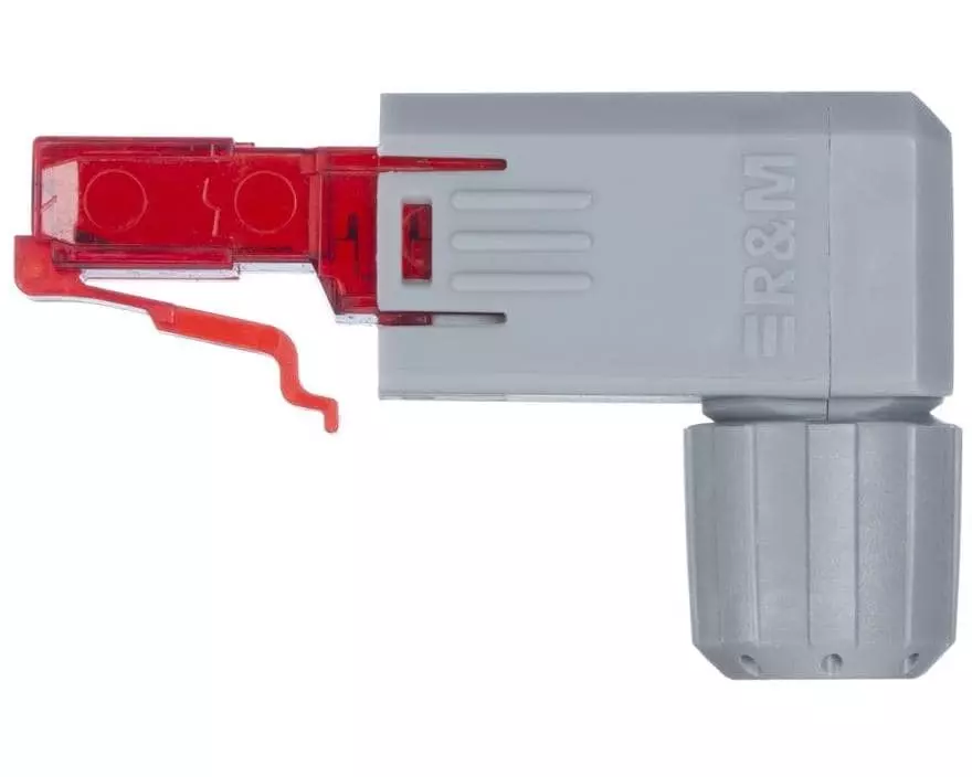 R&M Stecker FM45 Cat. 6A, 90°, 1 Stück, Grau