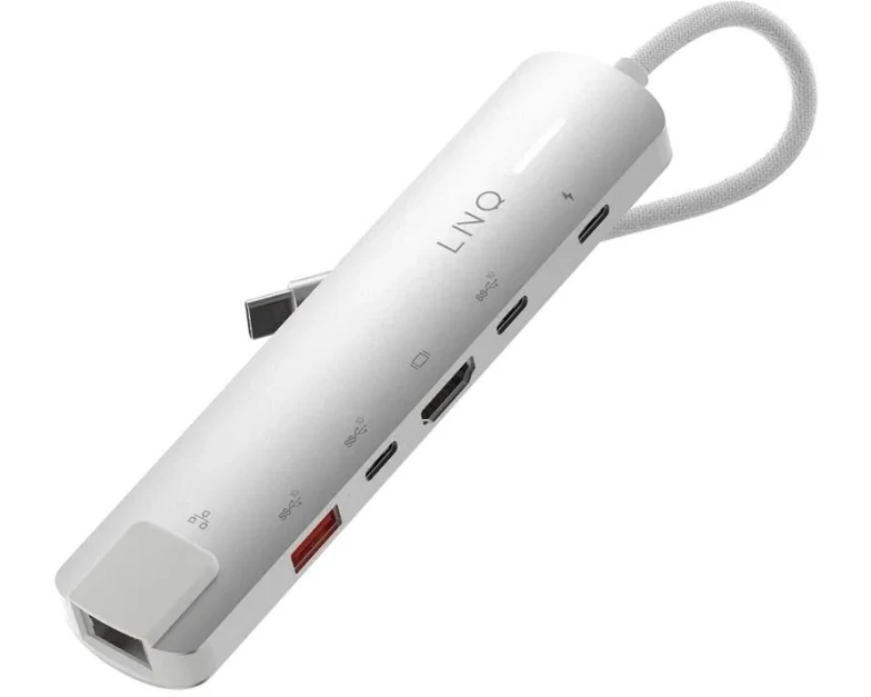 LINQ by ELEMENTS Dockingstation 6in1 PRO USB-C Multiport Hub 140W
