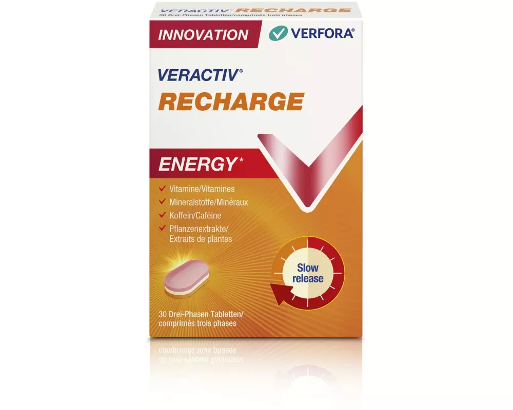 Veractiv Veractiv Recharge Energy Drei-Phasen 30 Tabletten