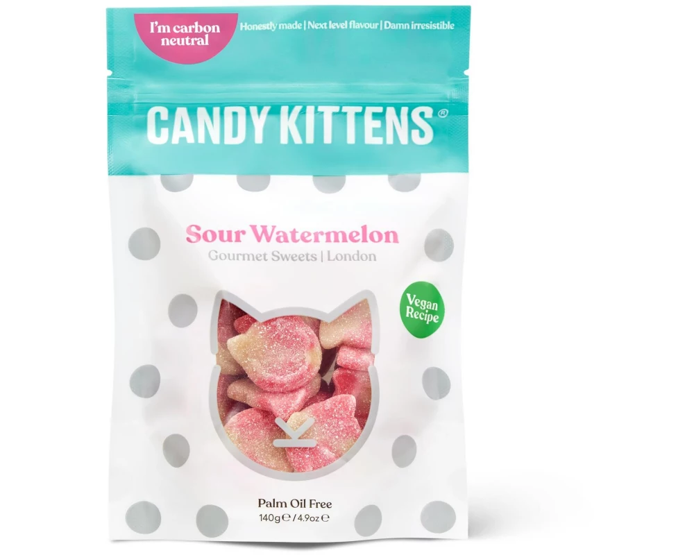 Candy Kitten Kaubonbon Sour Watermelon 140 g
