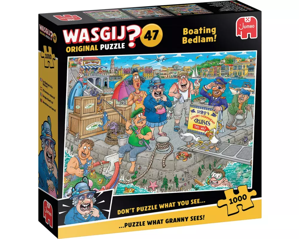 Jumbo Puzzle Wasgij Original 47 Boating Bedlam