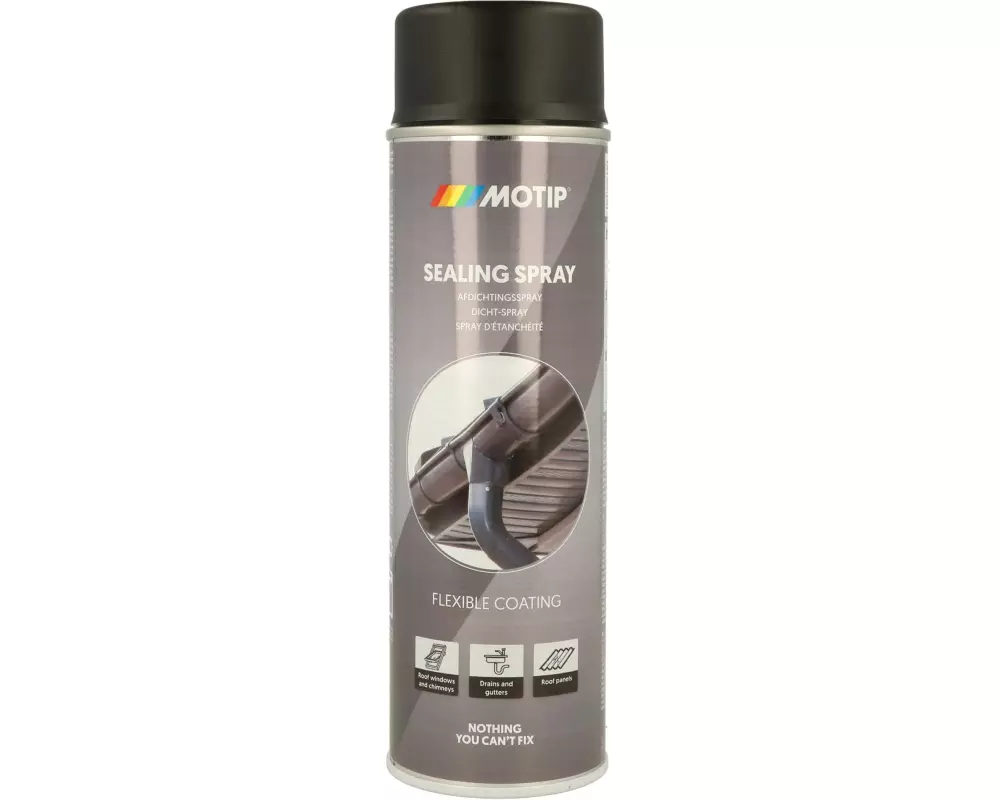 MOTIP Dicht-Spray schwarz 500 ml