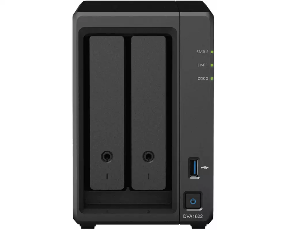 Synology Netzwerkrekorder Deep Learning NVR DVA1622 ohne HDD