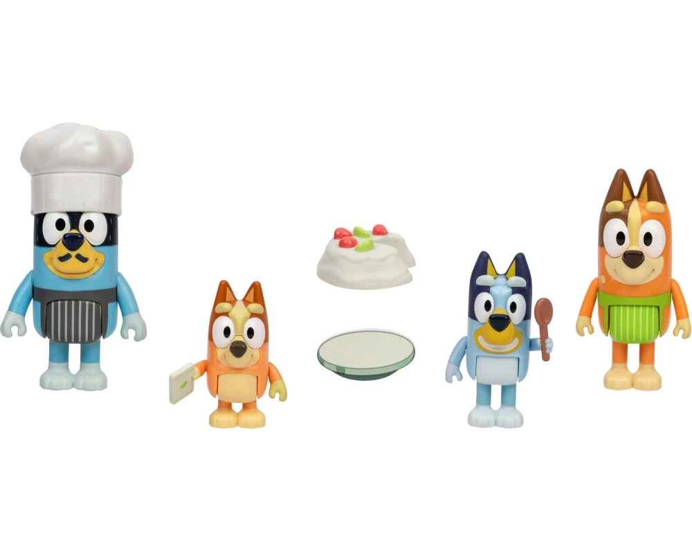 moose Figurenset Bluey Pavlova 4er Set