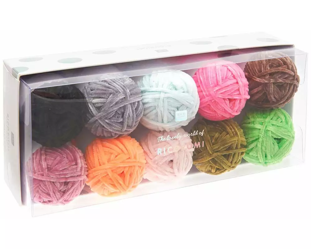 Rico Design Wolle Ricorumi Nilli Nilli Fashion, 10er Set