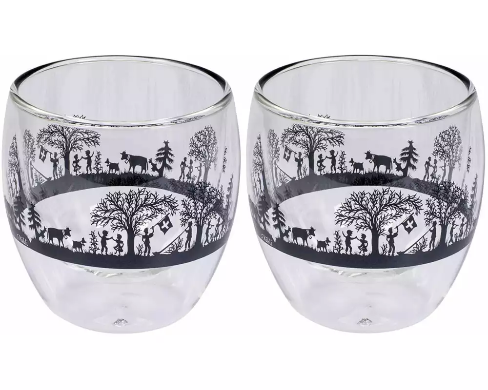 Kadastar Cappuccino Becher Bergchilbi 250 ml, 2 Stück