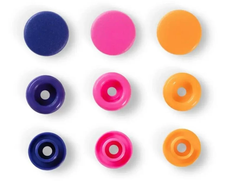Prym Druckknöpfe Color Snaps Mehrfarbig, 12.4 mm, 30 Stück