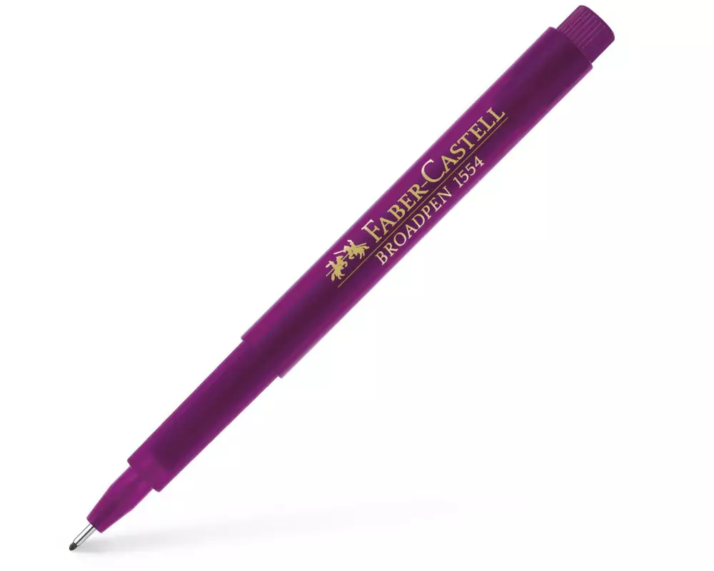 Faber-Castell Fineliner Broadpen 1554 0.8 mm, Magenta