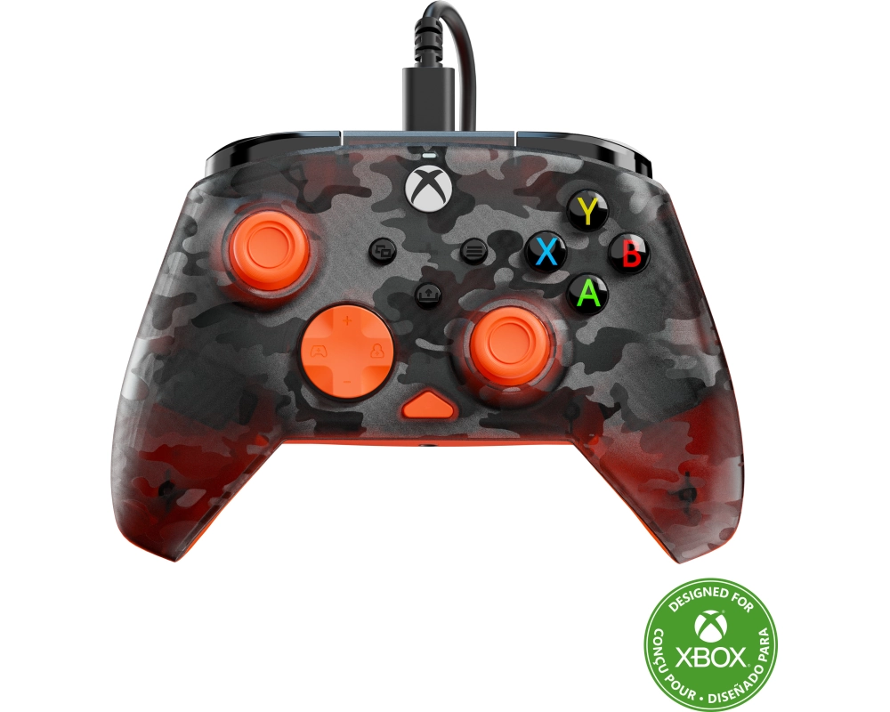 TURTLE BEACH Rematch Core Wired Ctrl. TBC-2001-95 XB, Ghost Camo Black,Orange