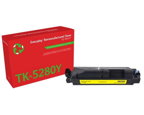 Xerox Everyday Remanufactured Standard Yield Laser Toner Cartridge TK-5280Y