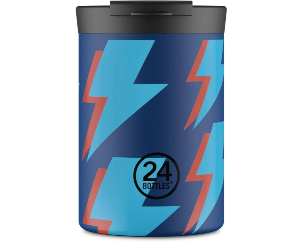 24Bottles Thermobecher Travel Tumbler Zap Zap 350 ml, Dunkelblau