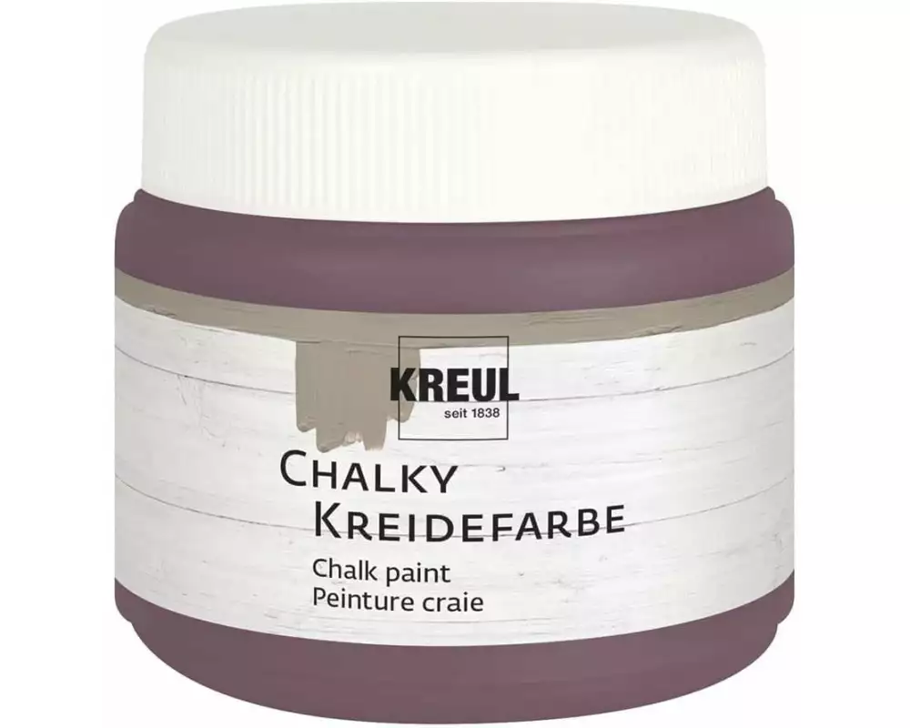 Kreul Kreidefarbe Kreul Chalky Pure Purple, 150 ml
