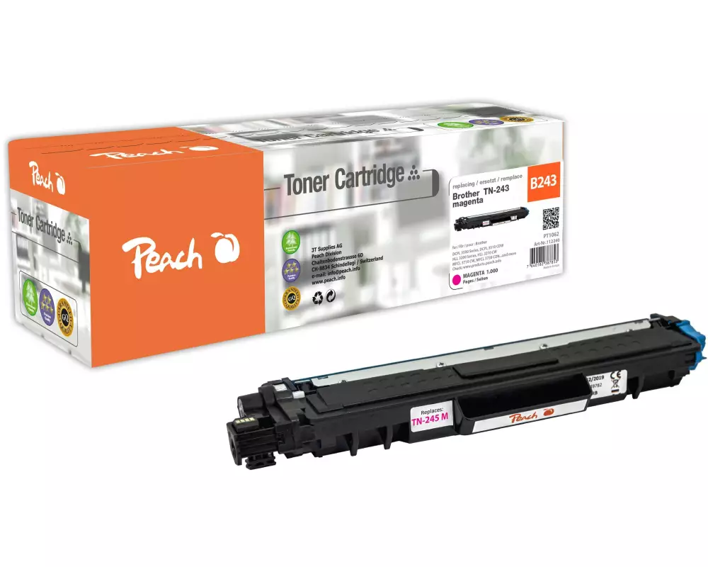 Peach Toner Brother TN-243M Magenta
