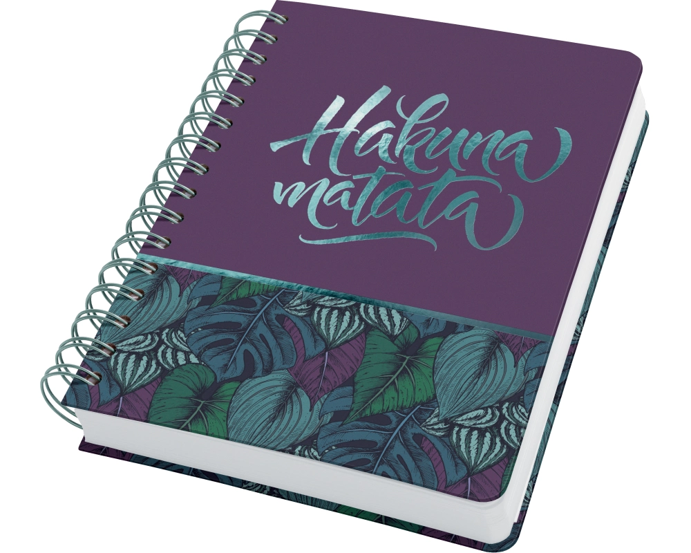 JOLIE Spiral-Notizbuch A5 JN613 Jungle Dreams, dots 240 Seiten