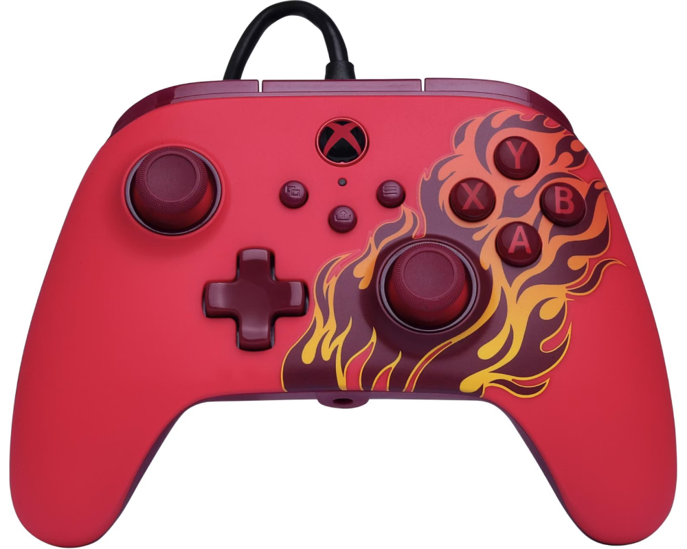 POWER A Advantage Wired Controller XBGP0543-01 Xbox Series X/S Red Blaze