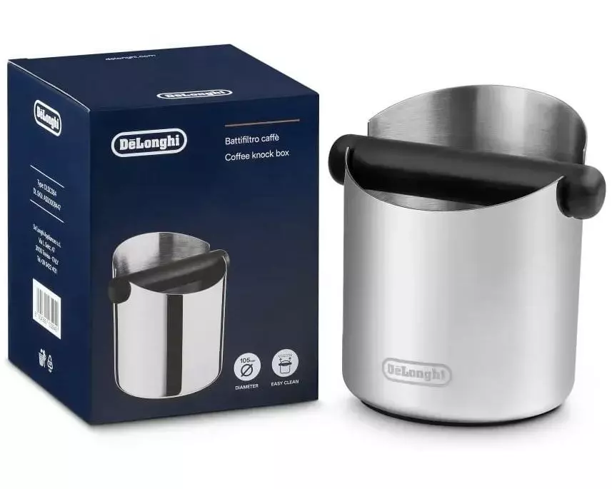 De'Longhi Abklopfbehälter Knock-Box EAsy Cl Silber