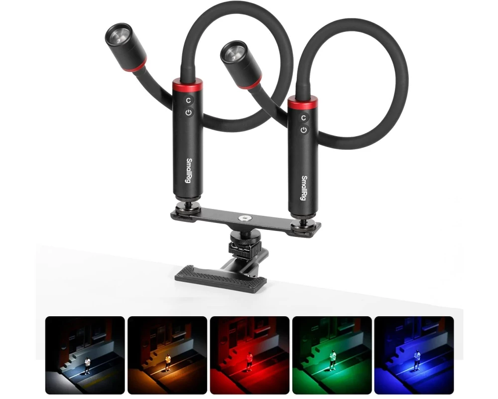 Smallrig RM 03 Makro-Foto-LED-Leuchte für Miniaturen 2er-Pack