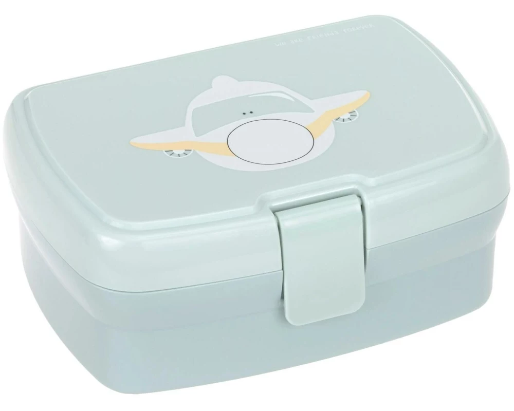 Lässig Lunchbox Tiny Divers, Flugzeug Blau