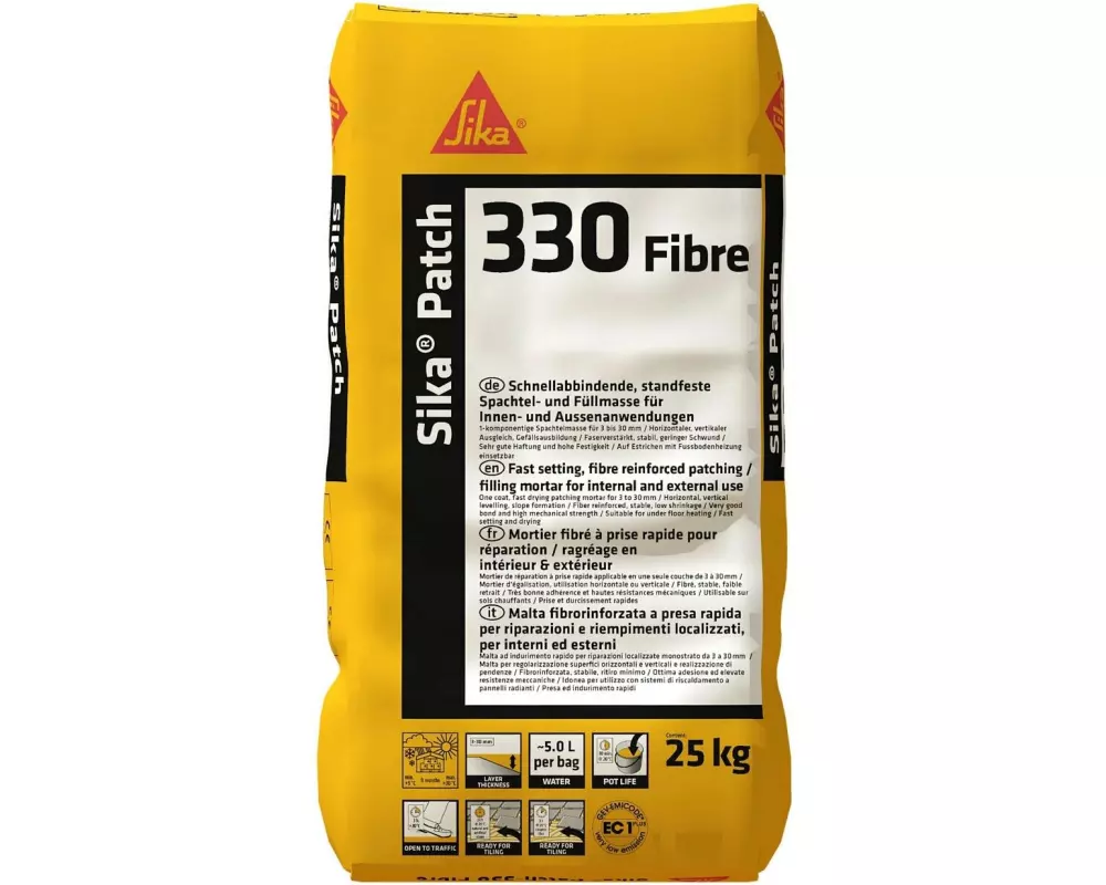 Sika Patch-330 Faserverstärkt, Grau, 25 kg