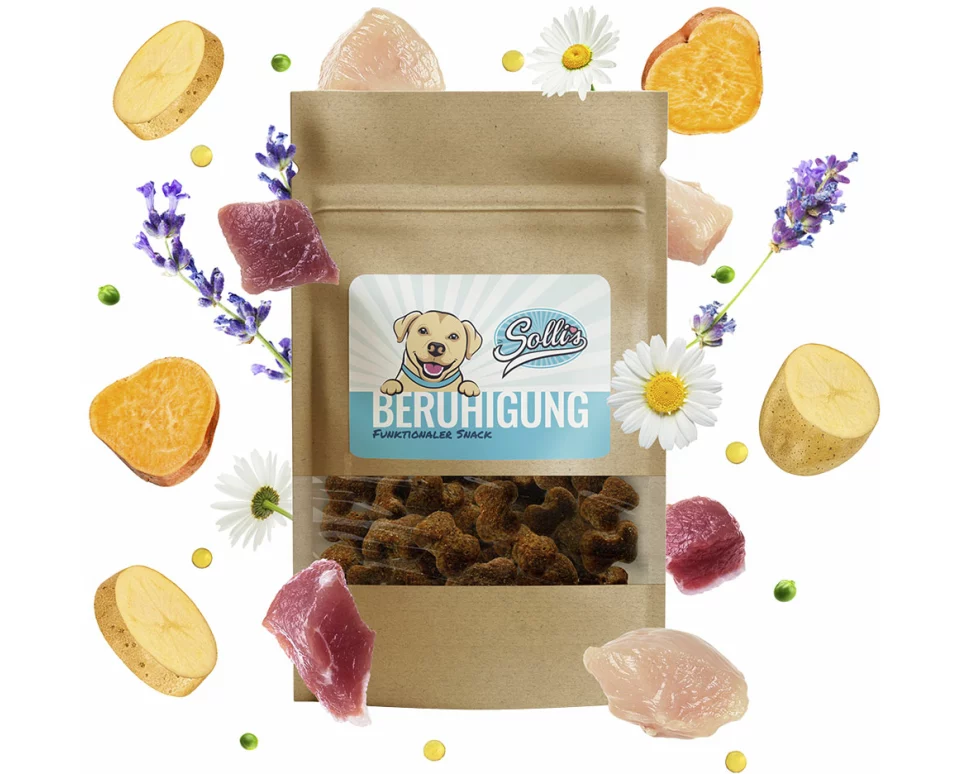 Solli's Snack Hund Beruhigender Geflügel Snack 80g