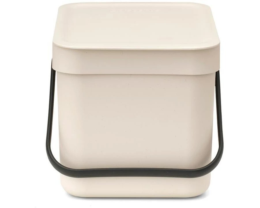 Brabantia Komposteimer Sort & Go 6 l, Beige